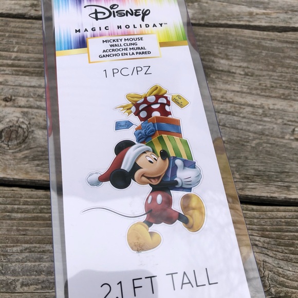 Disney Holiday New Disney Mickey Mouse Christmas Wall Cling Poshmark